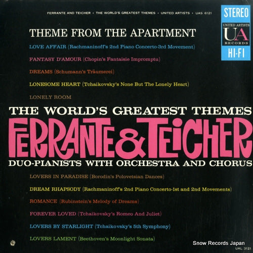FERRANTE AND TEICHER the world's greatest themes UAS6121