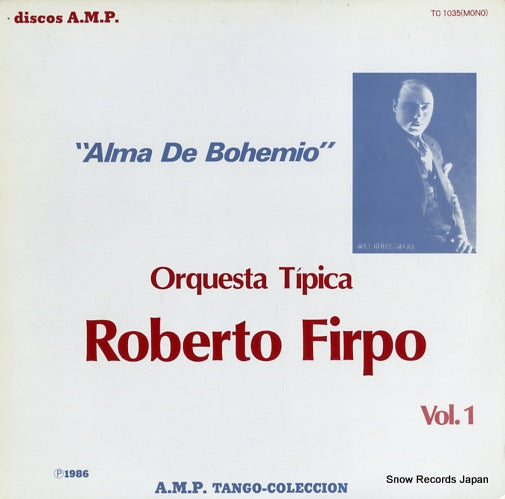 FIRPO, ROBERTO alma de bohemio vol.1 TC-1035