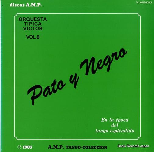 ORQUESTA TIPICA VICTOR pato y negro vol.8 TC-1027
