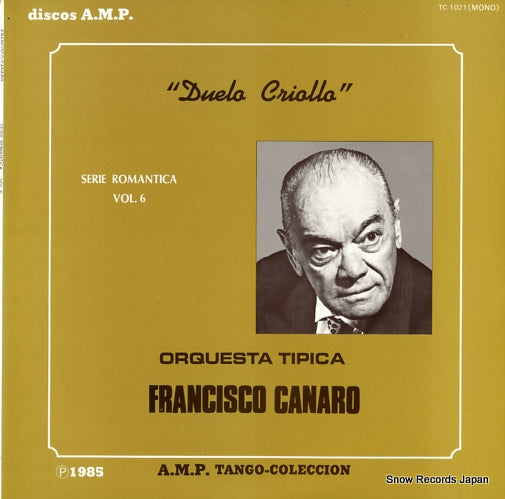 FRANCISCO CANARO duelo criollo vol.6 TC-1021