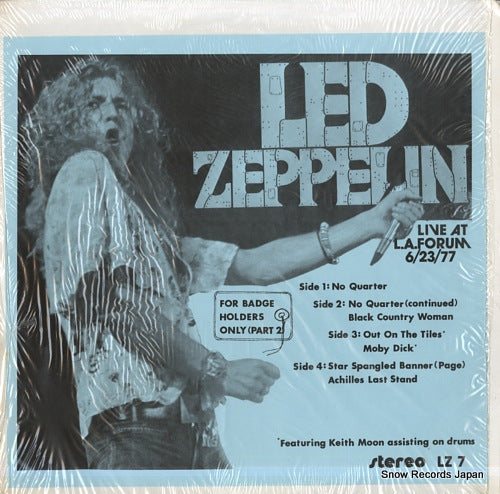 LED ZEPPELIN live at l.a. forum 6/23/77 LZ7
