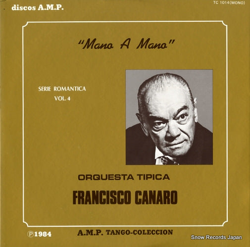 FRANCISCO CANARO mano a mano vol.4 TC-1014