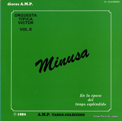 ORQUESTA TIPICA VICTOR minusa vol.6 TC-1013