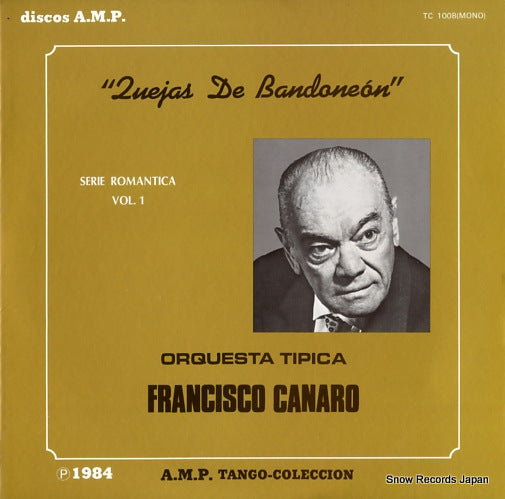 FRANCISCO CANARO quejas de bandoneon vol.1 TC-1008