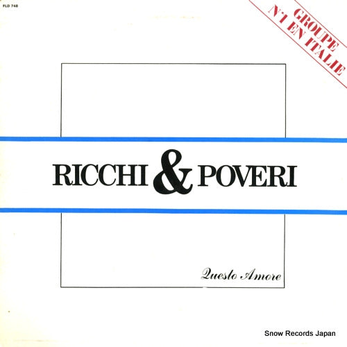 RICCHI AND POVERI questo amore FLD748