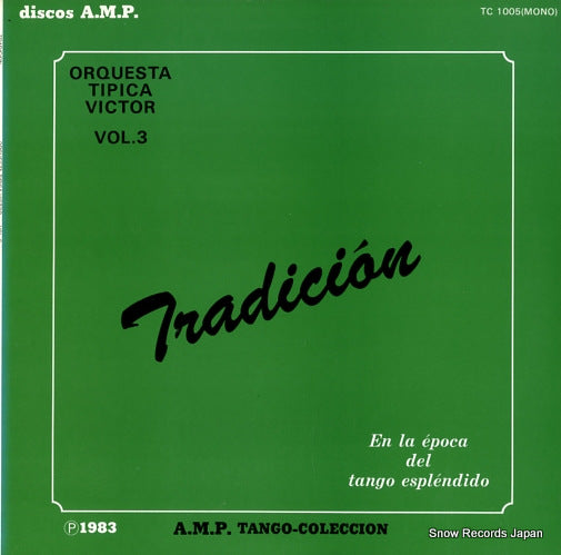 ORQUESTA TIPICA VICTOR tradicion TC-1005
