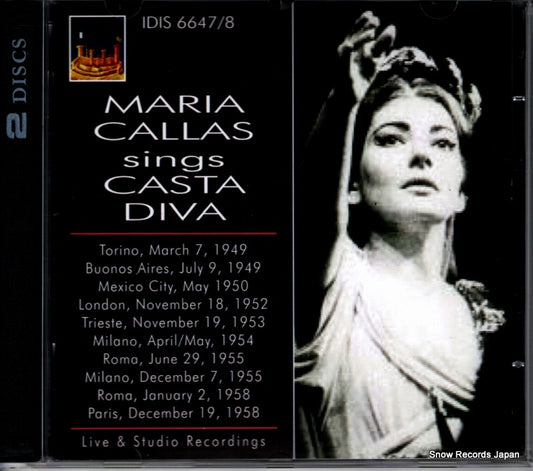 CALLAS, MARIA maria callas sings casta diva IDIS6647