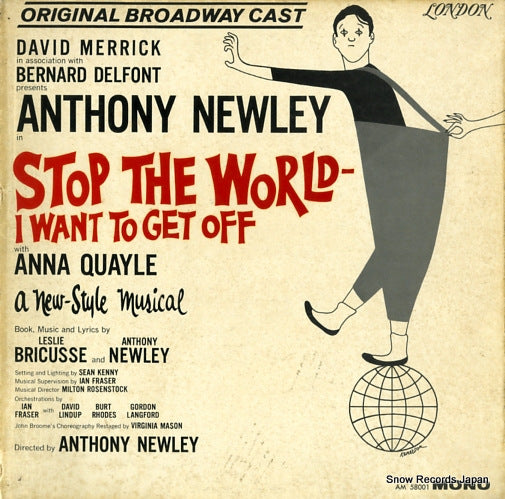 NEWLEY. ANTHONY stop the world - i want to get off AM58001