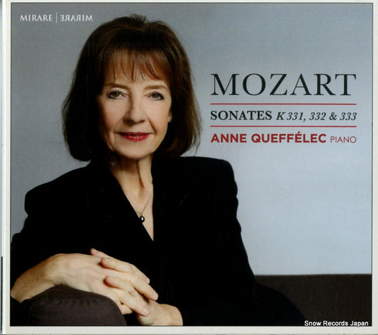 QUEFFELEC, ANNE mozart; sonates k331, 332 & 333 MIR426