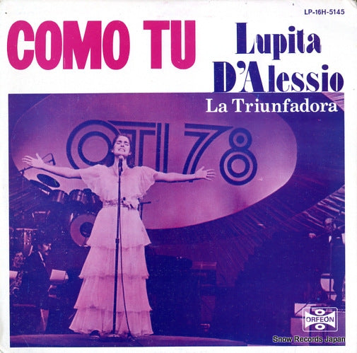 D'ALESSIO, LUPITA como tu/la triunfadora LP-16H-5145