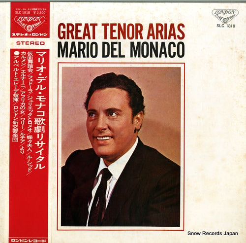 MONACO, MARIO DEL great tenor arias SLC1818