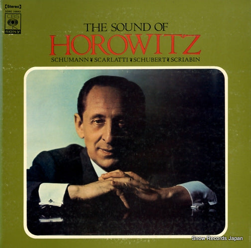 HOROWITZ, VLADIMIR the sound of horowitz SONC10043
