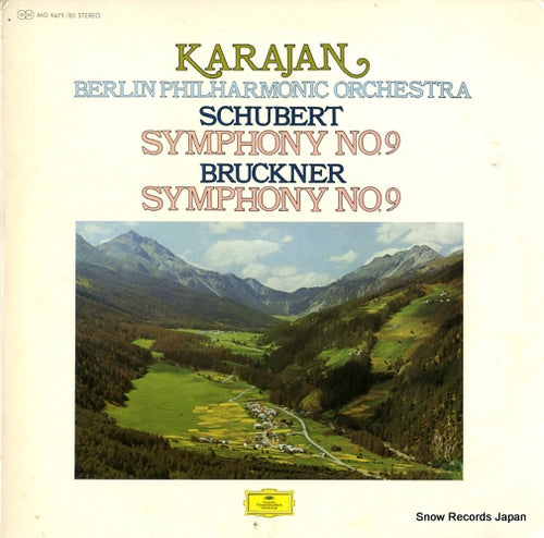 KARAJAN, HERBERT VON schubert; symphony no.9 MG9479