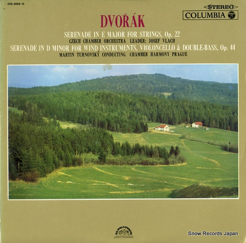 VLACH, JOSEF dvorak; serenade in e major for strings op.22 OS-999-S
