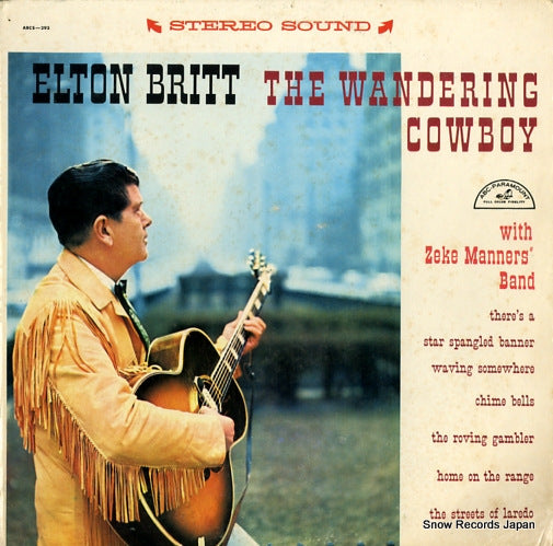 BRITT, ELTON the wandering cowboy ABCS-293