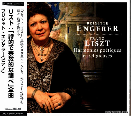ENGERER, BRIGITTE listz; harmonies poetiques et religieuses MIR084