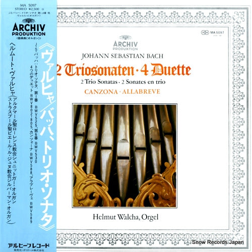 WALCHA, HELMUT bach; 2 triononaten, 4 duette MA5097