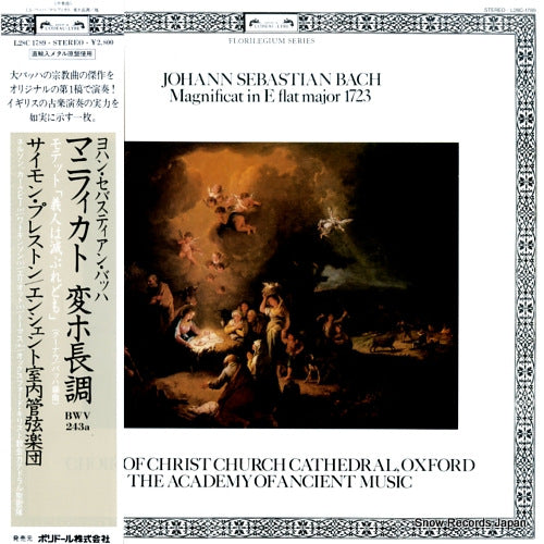 PRESTON, SIMON bach; magnificat in e flat major 1723 L28C-1789