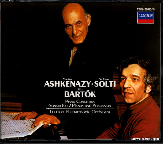 ASHKENAZY, VLADIMIR bartok; piano concertos F50L-29118