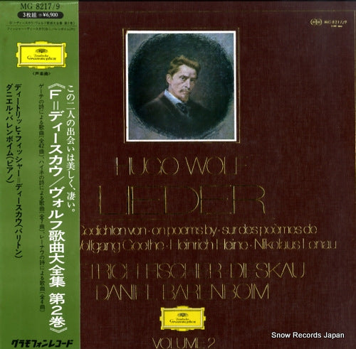 FISCHER-DIESKAU, DIETRICH hugo wolf; lieder volume 2 MG8217
