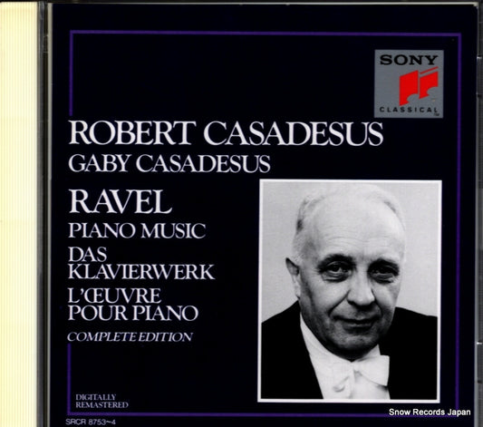 CASADESUS, ROBERT ravel; piano music SRCR8753