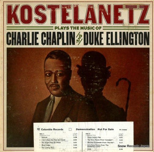 KOSTELANETZ, ANDRE plays the music of charlie chaplin and duke ellington PC34660
