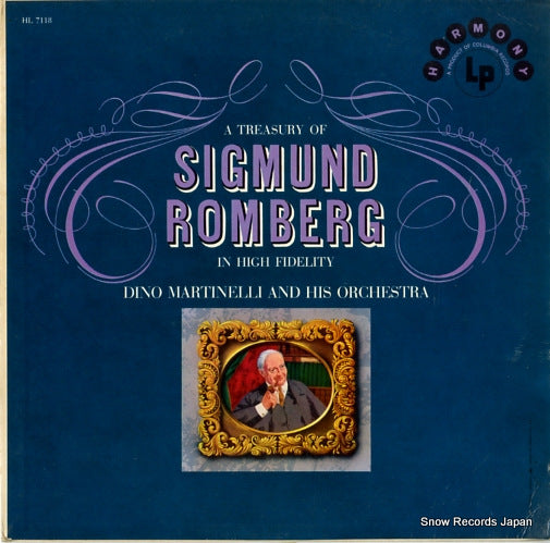MARTINELLI, DINO, AND HIS ORCHESTRA a treasury of sigmund romberg in high fidelity HL7118