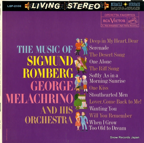 MELACHRINO, GEORGE the music of sigmund romberg LSP-2106