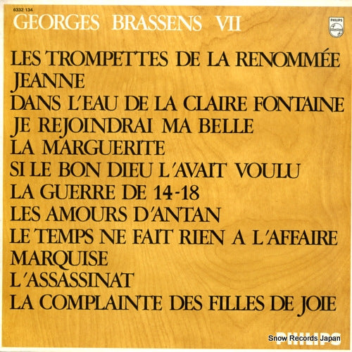BRASSENS, GOERGES vii 6332134