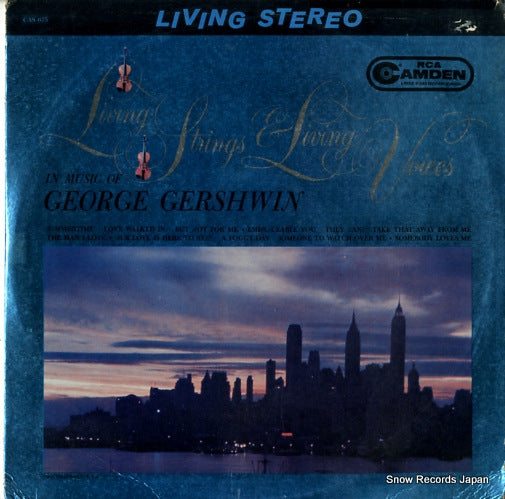 LIVING STRINGS living strings and living voices in music of george gershwin CAS675