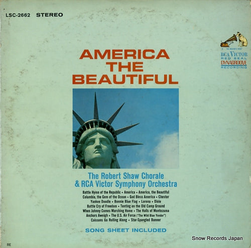 ROBERT SHAW CHORALE, THE america the beautiful LSC-2662