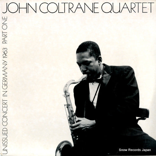 COLTRANE, JOHN unissued concert in germany 1963 part one JAZZGALORE1001