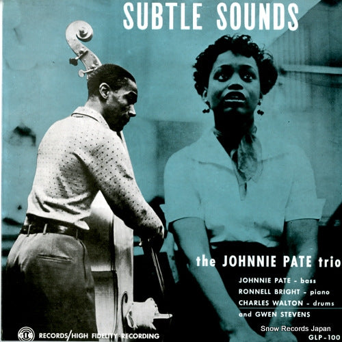 PATE, JOHNNIE subtle sounds FSR-744