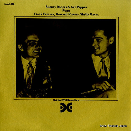 ROGERS, SHORTY, AND ART PEPPER popo XANADU148