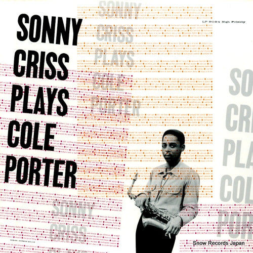 CRISS, SONNY sonny criss plays cole porter TOJJ-5803