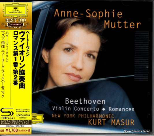 MUTTER, ANNE-SOPHIE beethoven; violin concerto UCCG-51059