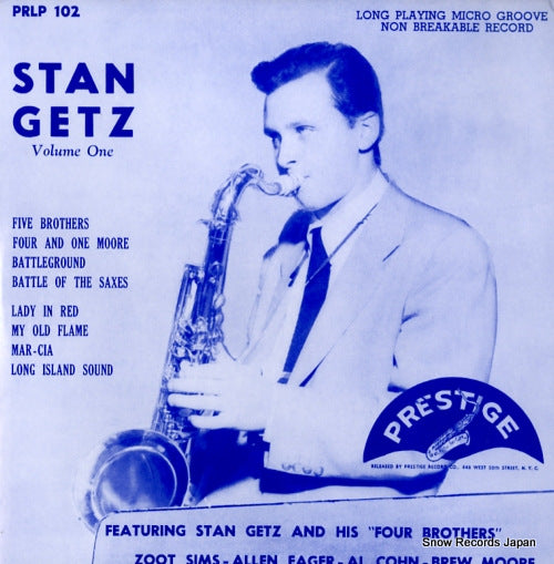 GETZ, STAN volume one PRLP102