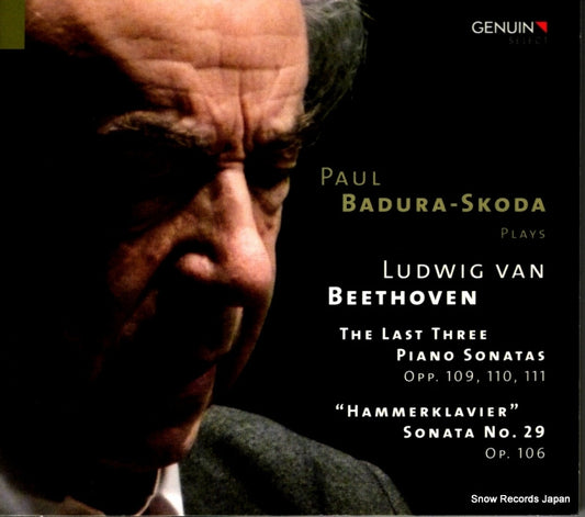 BADURA-SKODA, PAUL plays ludwig van beethoven GEN14331