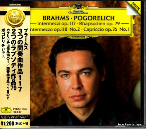 POGORELICH, IVO brahms; intermezzi op.117 PROC-1550