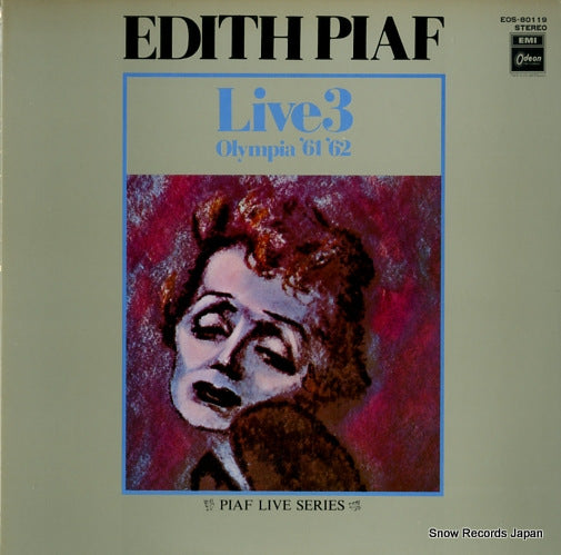PIAF, EDITH live 3 / olympia '61 '62 EOS-80119