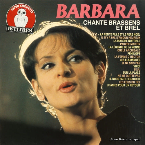 BARBARA chante brassens et brel CBS54531