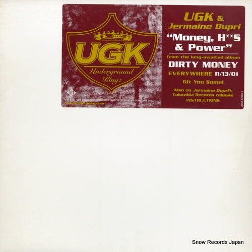 UGK AND JERMAINE DUPRI money, h**s & power JDAB-42966-1