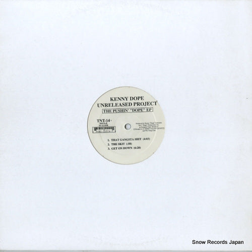 DOPE, KENNY the pushin' "dope" ep TNT-14