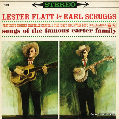 FLATT, LESTER, AND EARL SCRUGGS songs of the famous carter family YS-184
