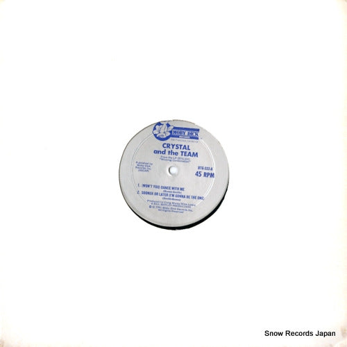 CRYSTAL AND THE TEAM (won't you) dance with me BTG-332