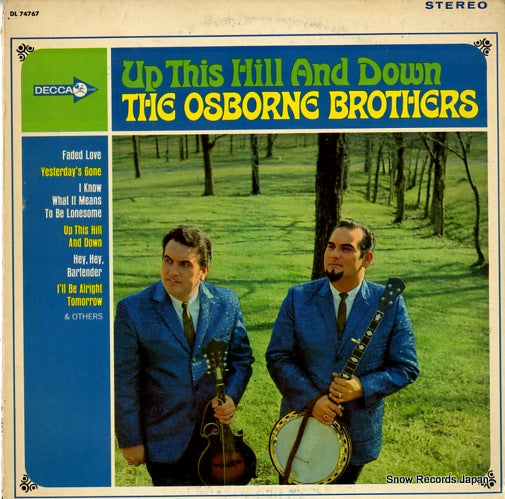OSBORNE BROTHERS, THE up this hill and down DL74767