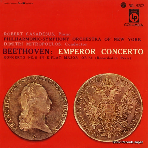CASADESUS, ROBERT beethoven; emperor concerto WL5207