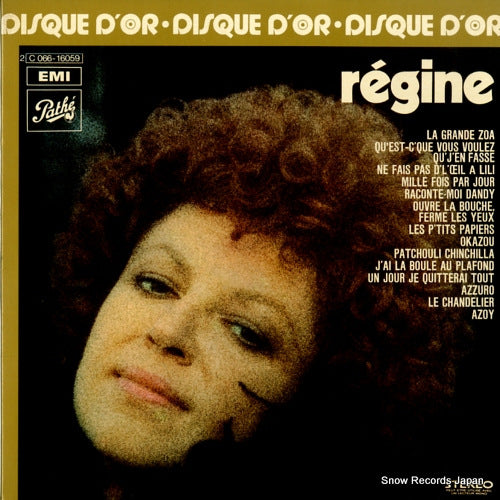 REGINE disque d'or 2C066-16059