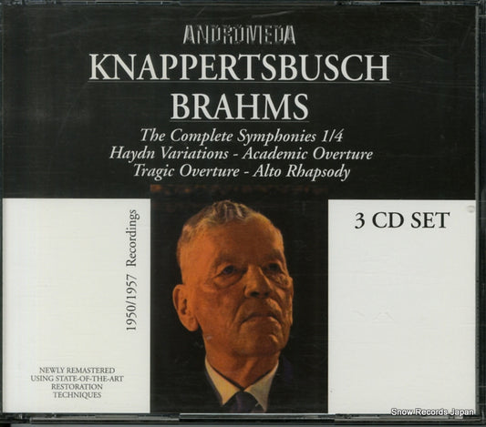 KNAPPERTSBUSCH, HANS brahms; the complete symphonies 1/4 ANDRCD5066