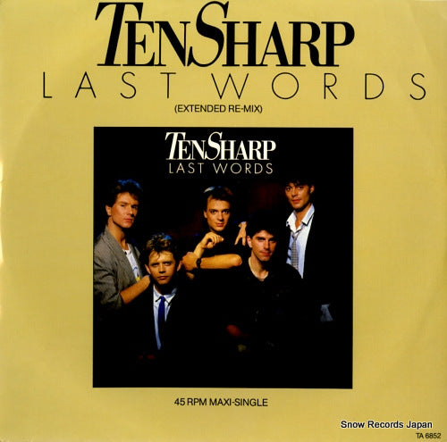 TEN SHARP last words TA6852